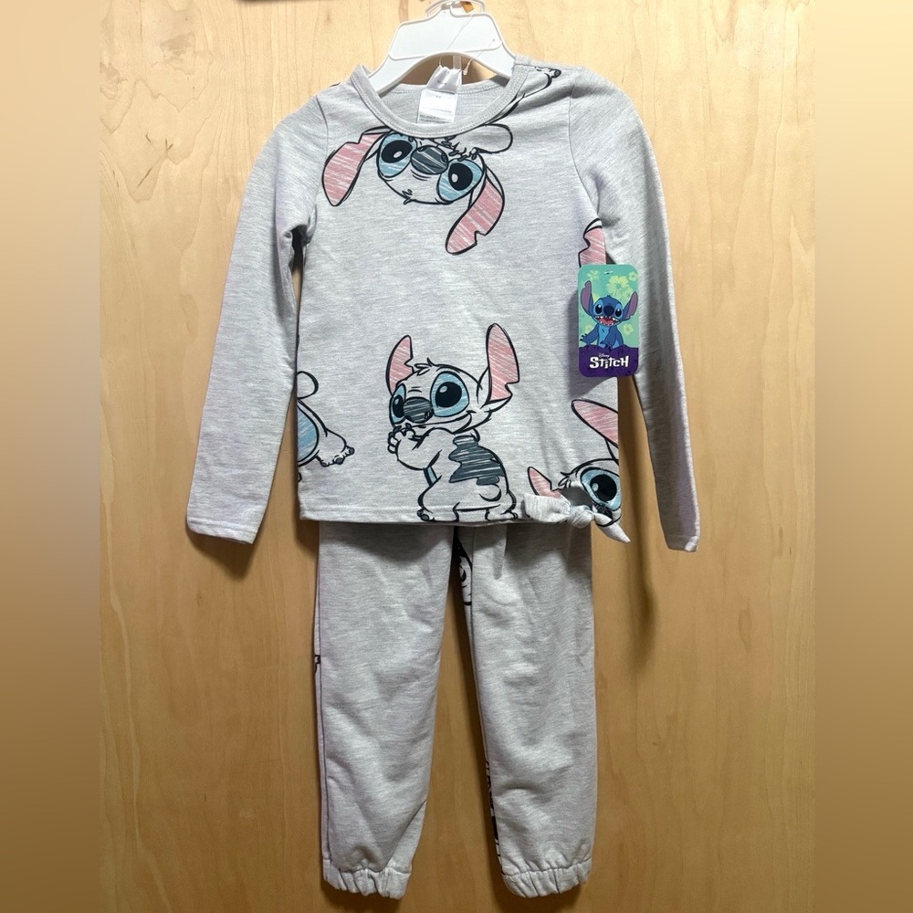 Disney Gray and Blue Stitch Matching Set
